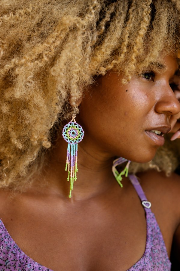 Blue Teardrop Earrings
