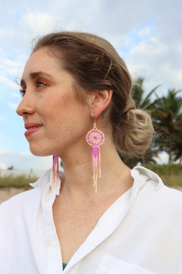 Pastel Fringe Earrings