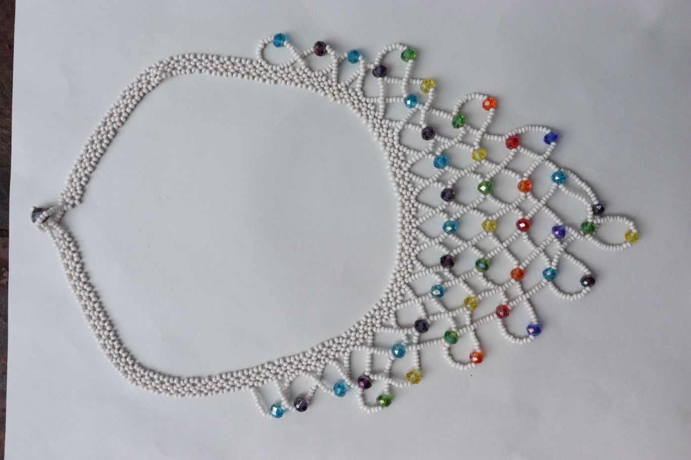Rainbow Bib Necklace